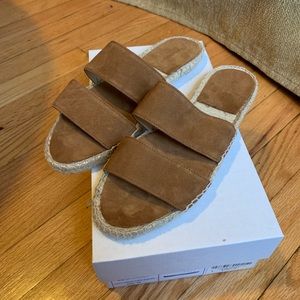 Reformation slide sandals